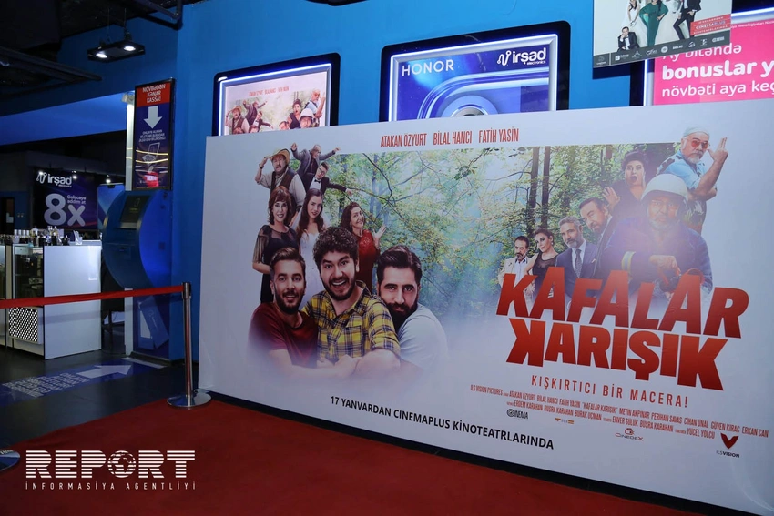 “CinemaPlus”da “Kafalar karışıq” filminin nümayişi keçirilib