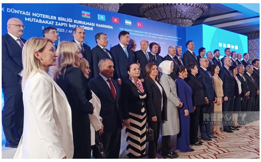 Memo of creation of Union of Turkic World's Notaries signed in Ankara