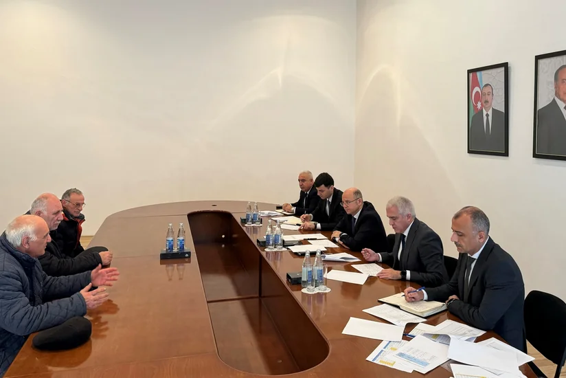Pərviz Şahbazov Şabranda vətəndaşları qəbul edib
