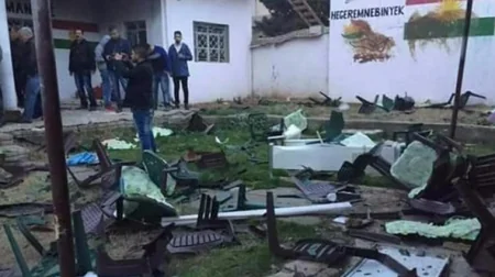 PKK Suriya Kürdüstan Demokrat Partiyasının binasına silahlı hücum edib