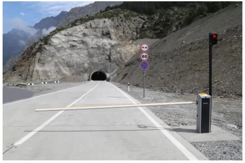 Gürcüstan-Rusiya sərhədinə gedən yolda məhdudiyyətlər tətbiq edilir