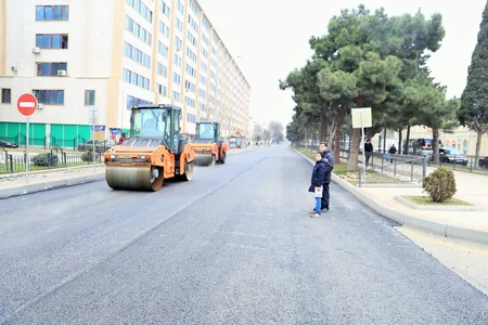 Bakının iki rayonunu birləşdirən yol yenidən qurulur