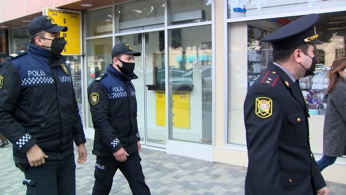 Polis Sabunçuda karantini pozan şəxslərə qarşı reyd keçirib