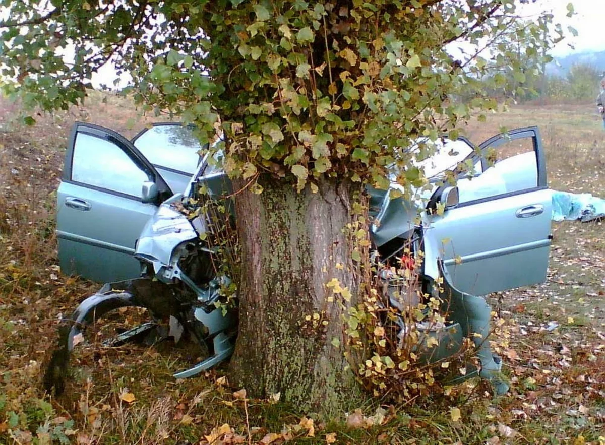 В Губе мать и дочь попали в ДТП