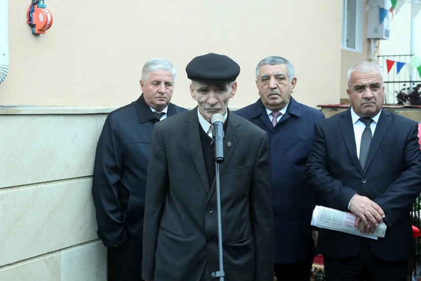 Zaqatalada Milli Qəhrəmanın ailəsi evlə təmin olunub