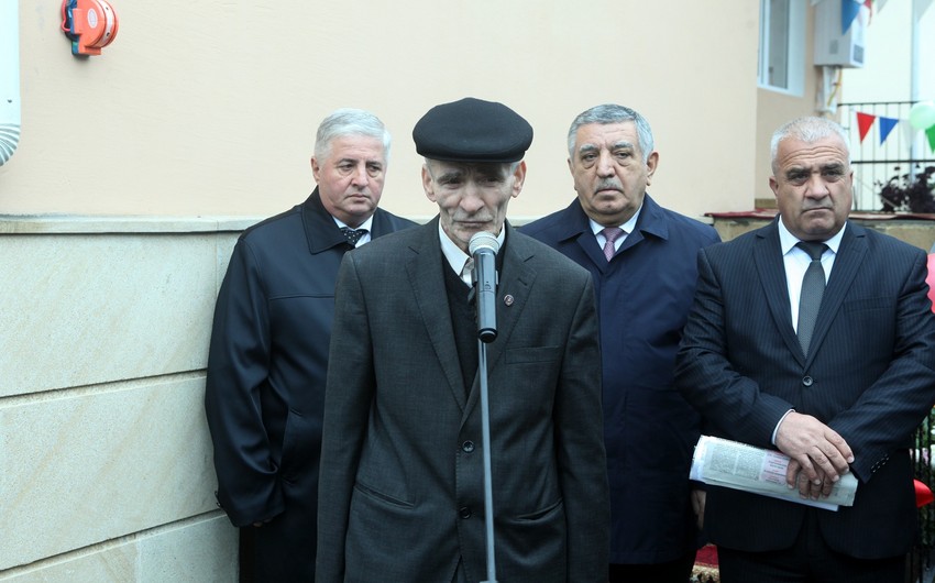Zaqatalada Milli Qəhrəmanın ailəsi evlə təmin olunub