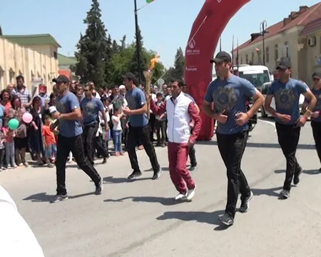 İlk Avropa Oyunlarının məşəli Ucar rayonuna çatıb