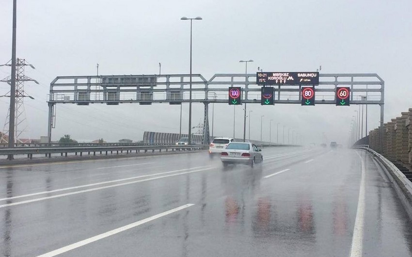 Bakının avtomagistrallarında sürət həddi əvvəlki vəziyyətə qaytarılıb