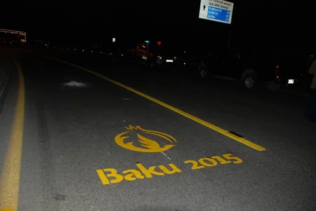 ​Ziya Bünyadov prospektində “Oyunlar zolağı” çəkilib