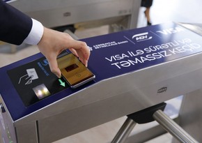 Пассажиры поезда Баку-Сумгайыт совершили 110 тыс. бесконтактных платежей