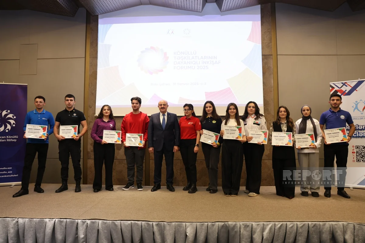 Bakıda “Könüllü Təşkilatlarının Dayanıqlı İnkişaf Forumu” keçirilib