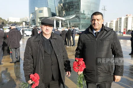 Daşaltı şəhidlərinin məzarı ziyarət olunub