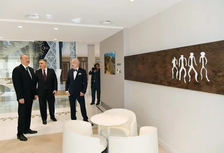 President Ilham Aliyev attends inauguration of new building of Azerbaijan's Embassy in Belgium