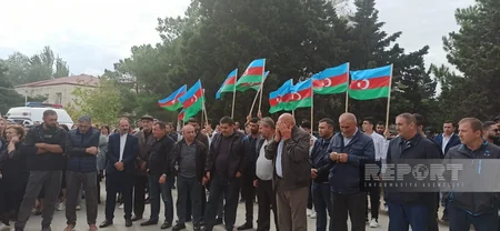 Ermənilərin mina terrorunda həlak olan polis serjantı Sumqayıt Şəhidlər xiyabanında dəfn edilib - YENİLƏNİB