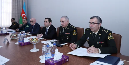 Hərbi xidmətə aprel çağırışının gedişi ilə bağlı komissiya iclası keçirilib