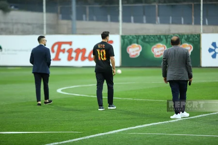 Almaniya millisinin sabiq futbolçusu Mesut Özil Qarabağ klubunun qonağı olub -VİDEO