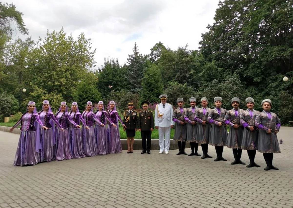 Azerbaijani military men attend festival in Moscow