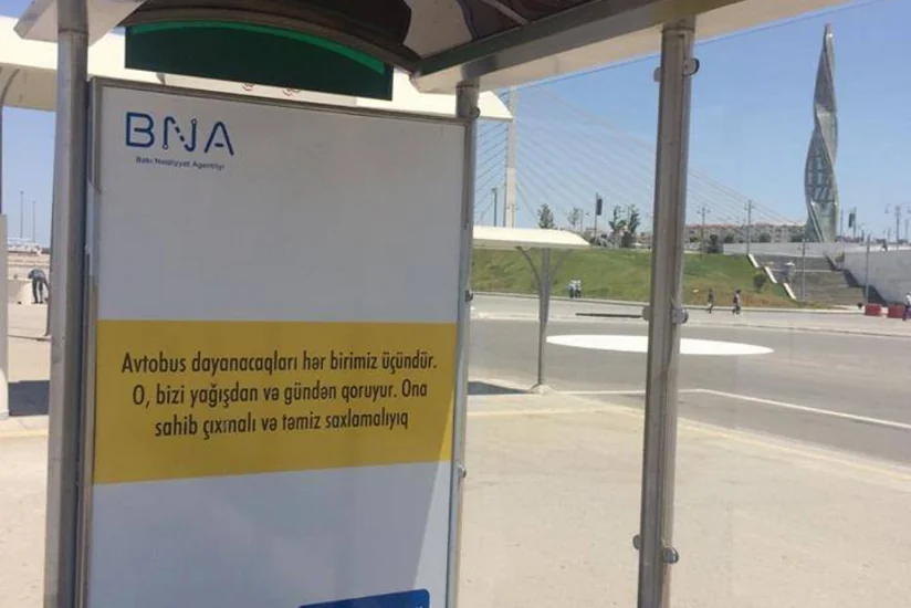Bakıda iki küçənin kəsişməsində yerləşən son dayanacağın yeri dəyişir