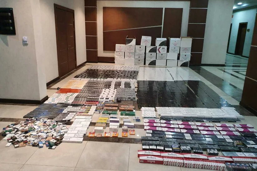 Bakıda mənzildə külli miqdarda aksiz markasız siqaretlər aşkarlandı