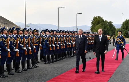 Official welcome ceremony for Turkish President held in Jabrayil