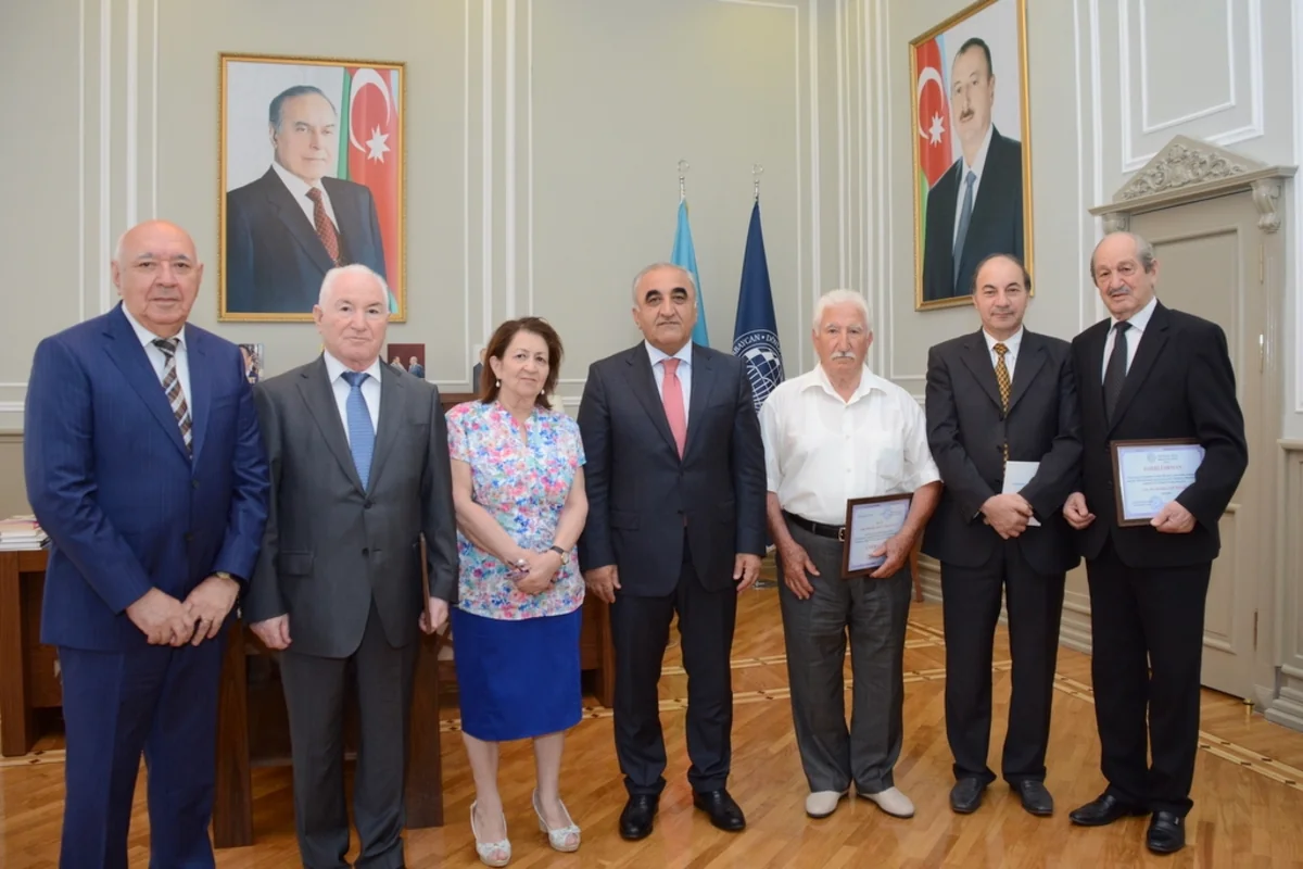A group of UNEC’s teaching staff was sent to retirement