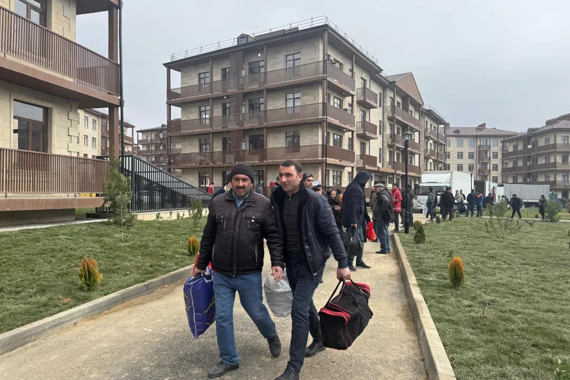 Families relocated to Jabrayil receive keys to their new homes