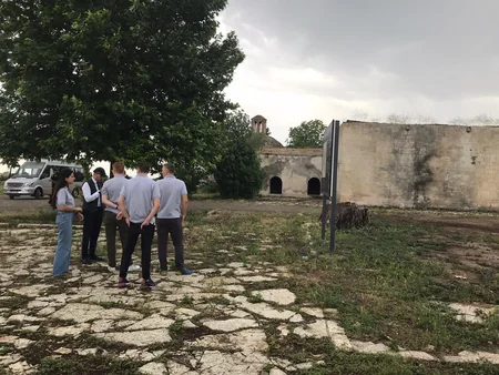 “Mine Mark” Fondunun nümayəndələri Ağdamda dağıntılarla tanış olub