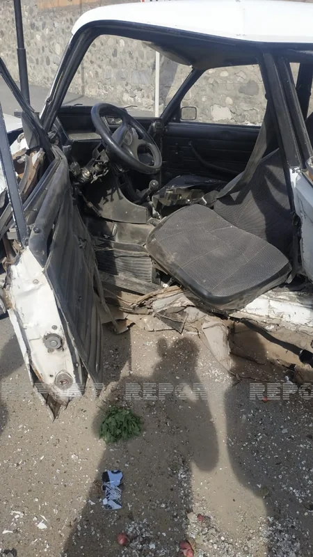 Şəkidə avtomobillər toqquşub, xəsarət alan var