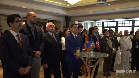 İstanbulda 28 May - Respublika Günü münasibəti ilə təntənəli mərasim keçirilib