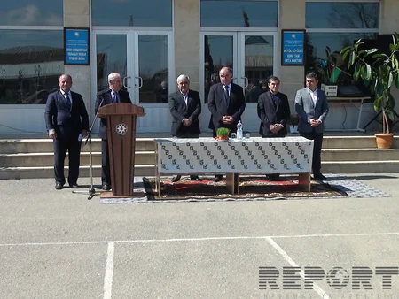 ​SOCAR prezidenti Oğuzda Böyük Söyüdlü kəndinə təbii qazın verilməsi mərasimində iştirak edib