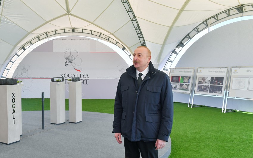 Prezident: Biz böyük xalqın nümayəndələriyik