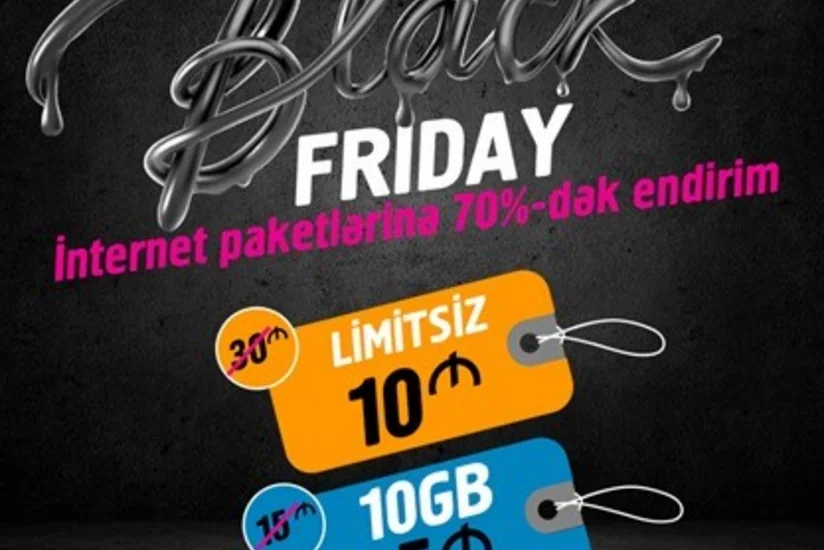 Azercell обещает невероятные скидки на Black Friday