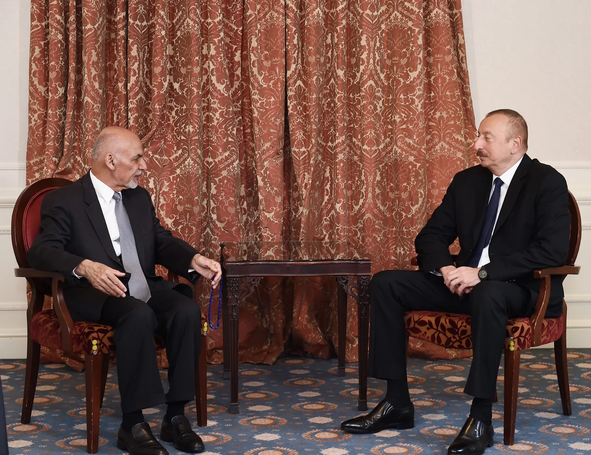 President Ilham Aliyev met with Afghan president in Brussels