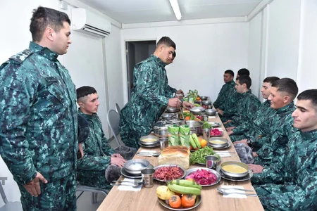 Gorus-Qafan yolu üzərində sərhəd postunun yeni inzibati binasının açılışı olub