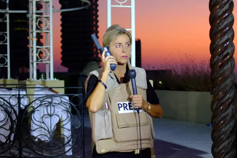 Ermənilər cəbhə xəttindən reportaj hazırlayan Fransa kanalının jurnalistini təhdid etdilər