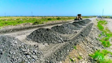 Ucarda 30 minə yaxın əhalinin istifadə etdiyi yol yenidən qurulur