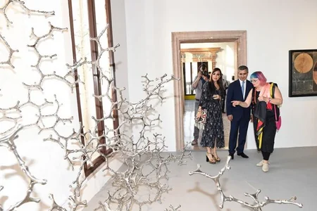 ​Leyla Əliyeva 56-cı “Venesiya Biennalesi” çərçivəsində Azərbaycan pavilyonunda iki sərginin açılışında iştirak edib