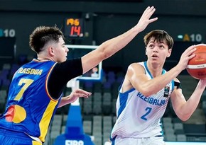 Azərbaycan millisi Avropa çempionatında ilk qrup matçını keçirib