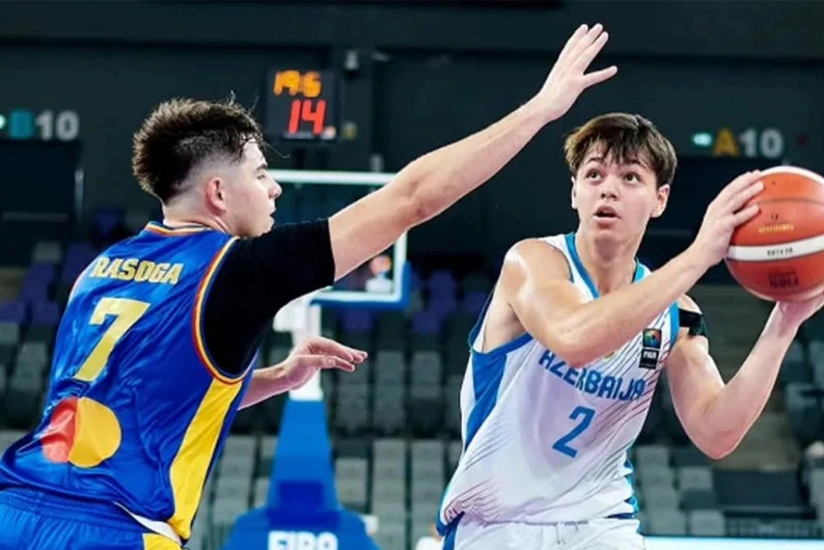 Azərbaycan millisi Avropa çempionatında ilk qrup matçını keçirib