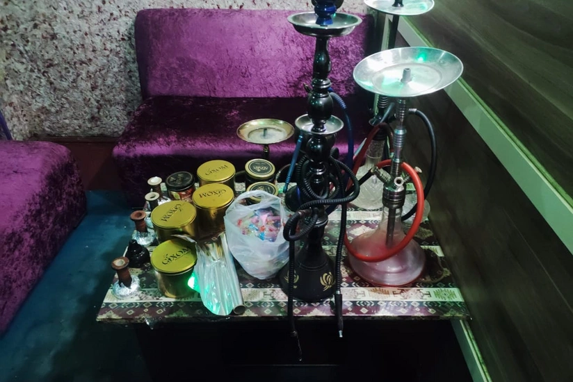 Ağdamda müştərilərə qəlyan təklif edən çay evi aşkarlanıb