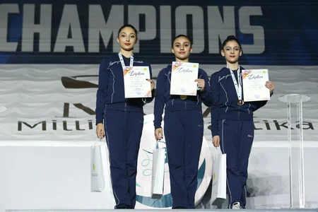 Bədii gimnastika üzrə Azərbaycan çempionatına yekun vurulub