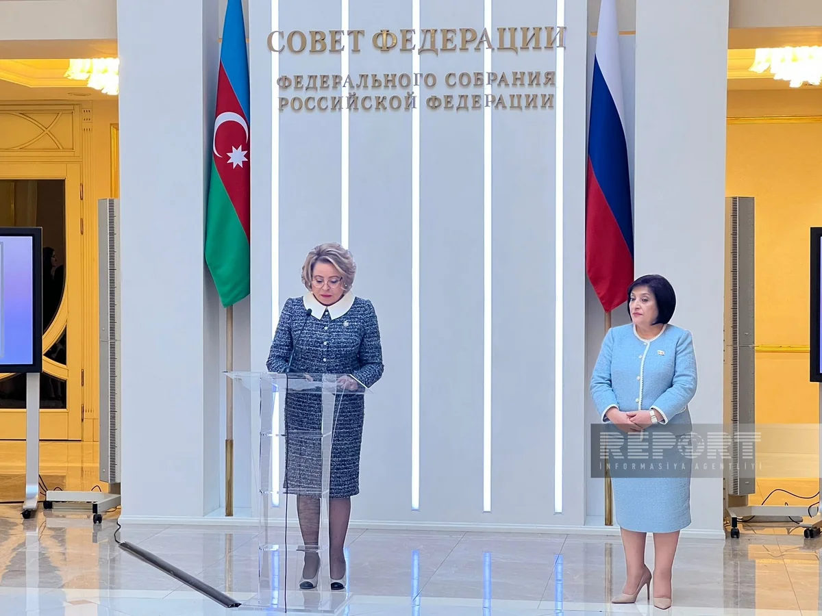 Matviyenko: “Heydər Əliyev Azərbaycan və Rusiya xalqlarının bir çox nəsilləri üçün örnəkdir”