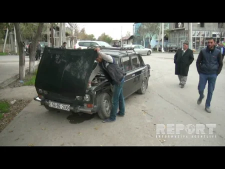 İmişlidə yol qəzası baş verib - FOTO