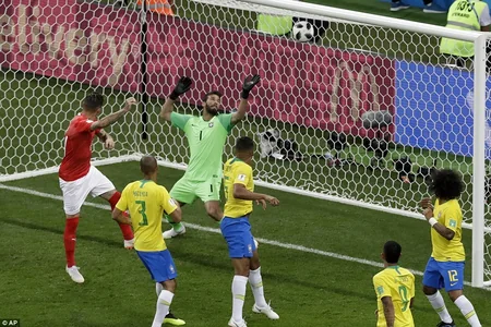DÇ-2018: İsveçrə millisi Braziliya ilə heç-heçə edib