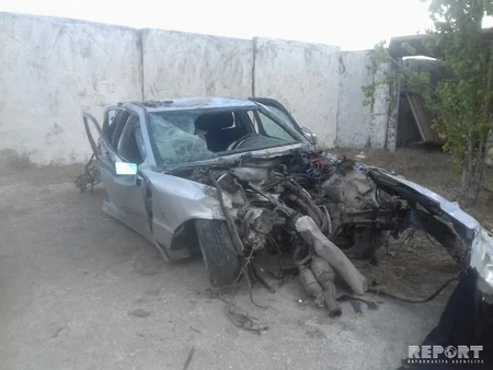 Neftçalada yol qəzası olub, 3 nəfər ölüb, 3-ü yaralanıb - YENİLƏNİB-2 - FOTO