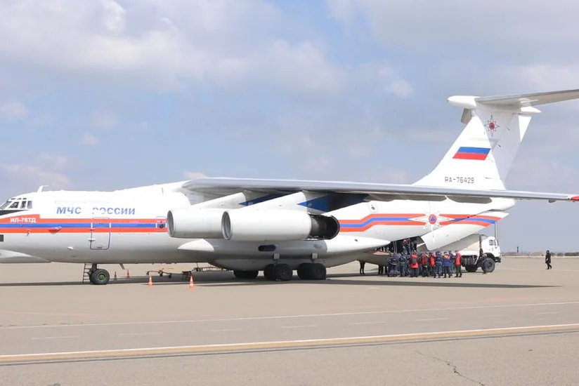 Rusiya FHN-in növbəti pirotexniklər qrupu Azərbaycana gəlib