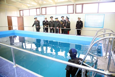 ​Hərbi Dəniz Qüvvələrinin yeni Dəniz hazırlığı və dalğıc poliqonunun açılışı olub - FOTO
