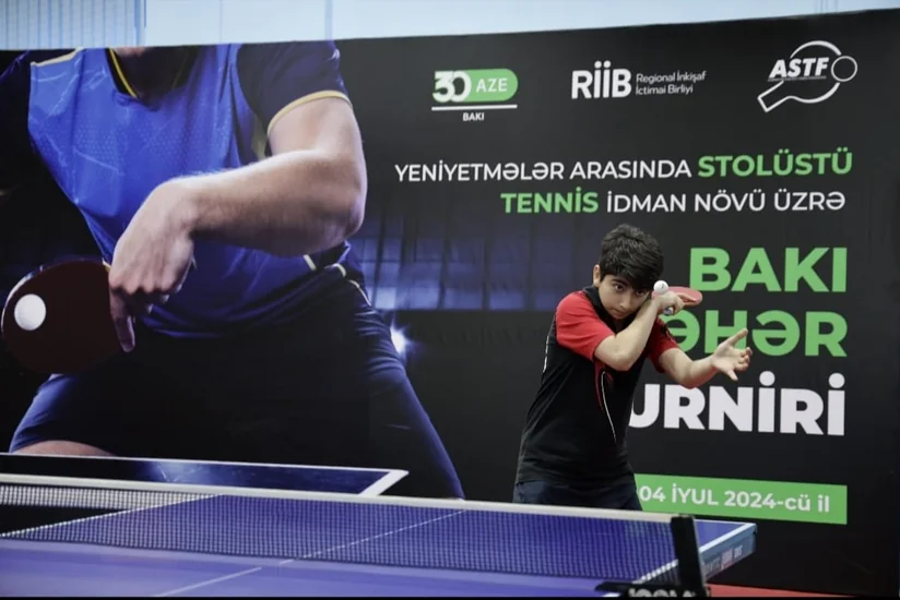 Yeniyetmə stolüstü tennisçilər arasında Bakı şəhər turniri keçirilib