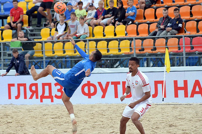 MDB Oyunları: Azərbaycanın çimərlik futbolu yığması qələbə qazanıb