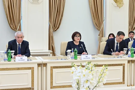 Matviyenko Sahibə Qafarovaya Rusiyanın Dostluq ordenini təqdim edib
